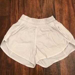 Lulu lemon white shorts